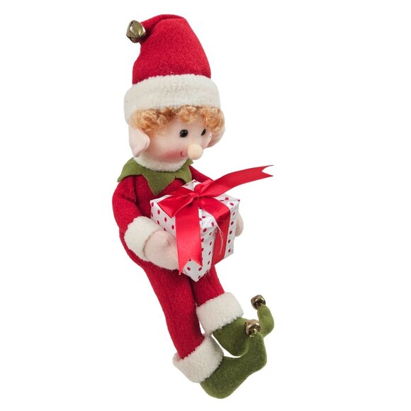 Hobby Lobby Christmas Home Collection 2011 Santas Helper Shelf Sitter Elf NWT - Picture 6 of 10